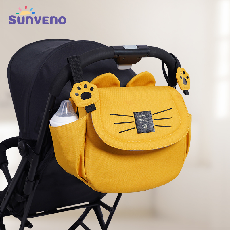 Diaper Caddy Organizer - Sunveno Tas Popok Kucing Tas Travel
