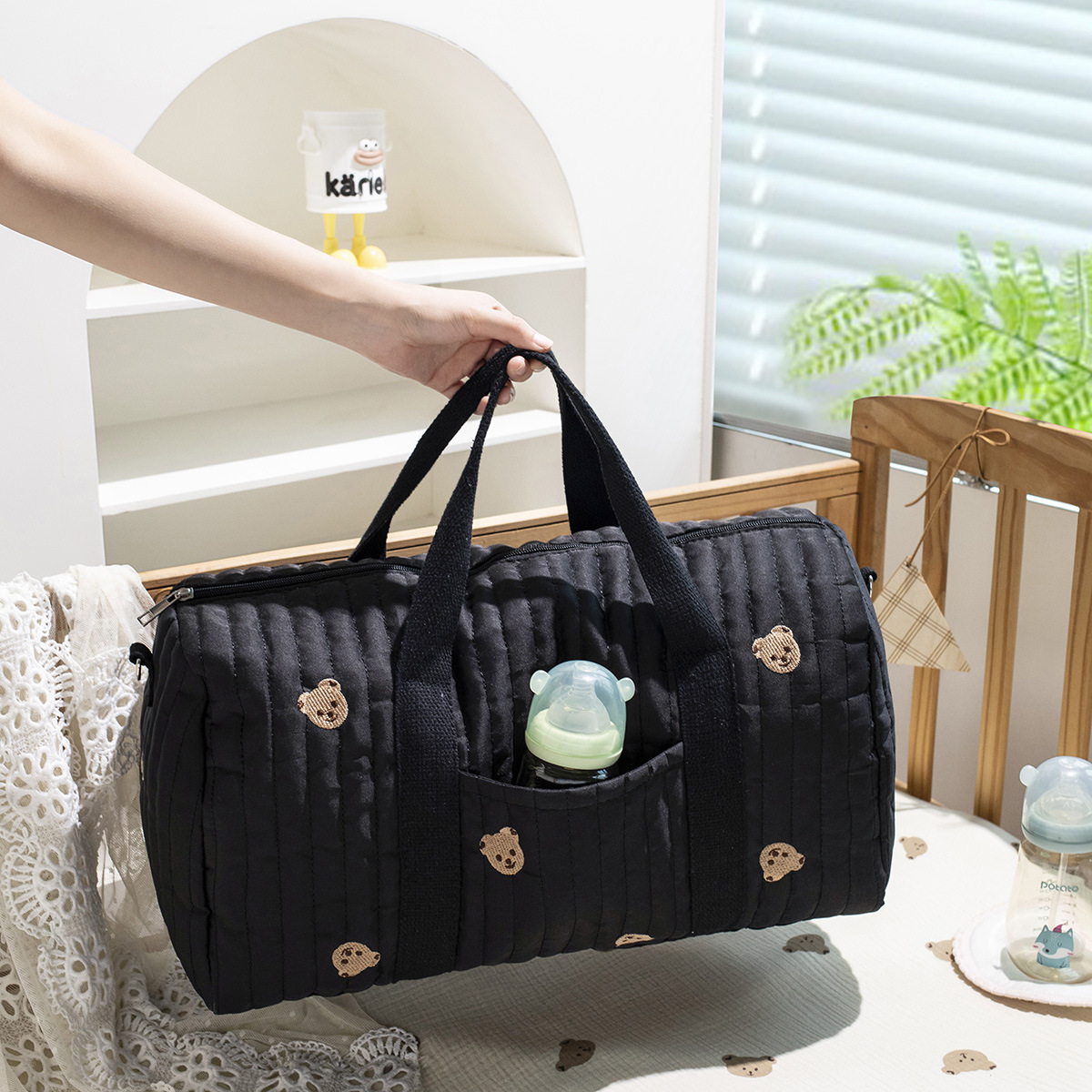 Diaper Caddy Organizer - Tas Ibu Besar Tas Penyimpanan Popok