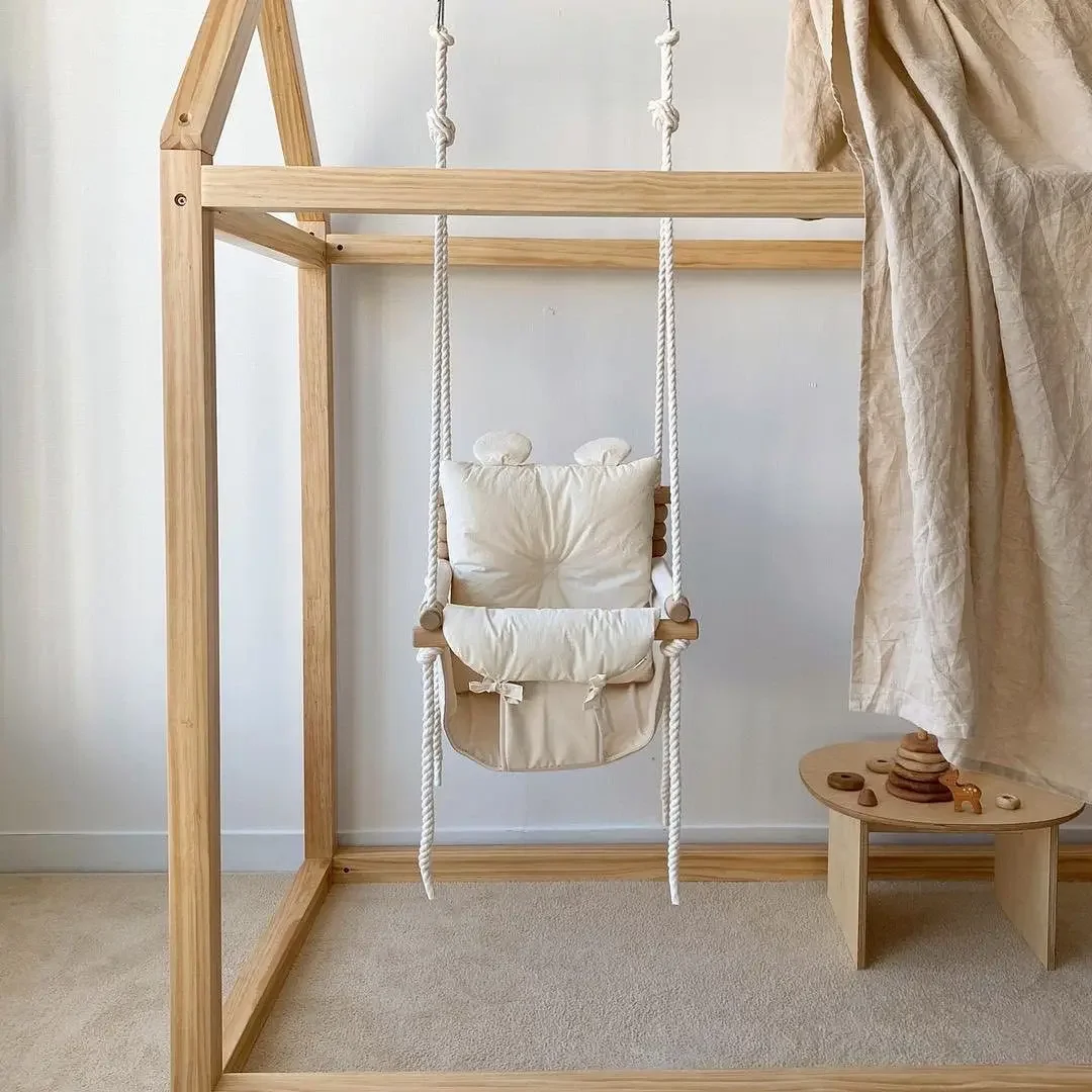 Rocking Chair Nursery - Ayunan Gantung Bayi untuk Dalam Ruangan,