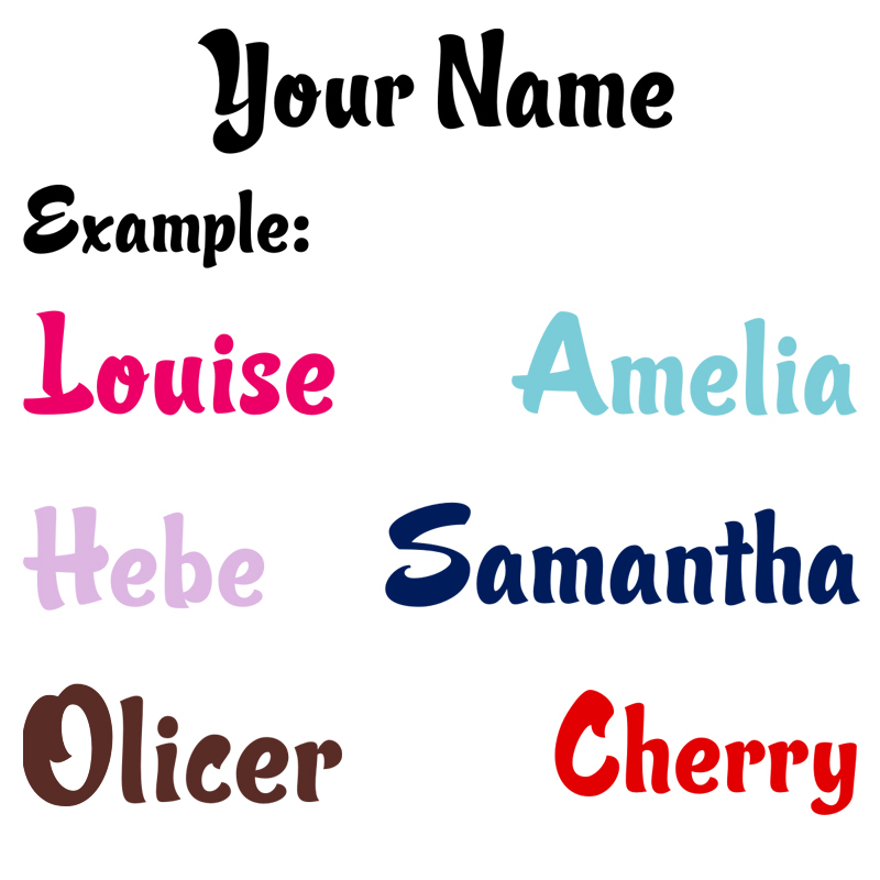 Baby Nursery Stickers - Stiker Dinding Vinyl Nama Pribadi Stiker