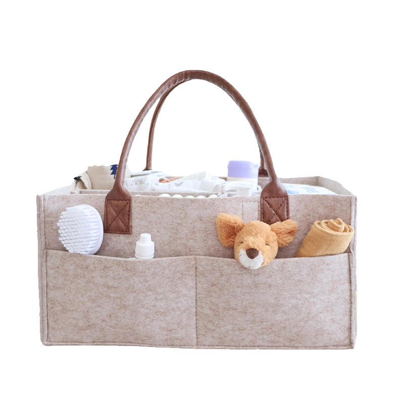 Diaper Caddy Organizer - Keranjang Penyimpanan Perlengkapan Bayi dari Kain