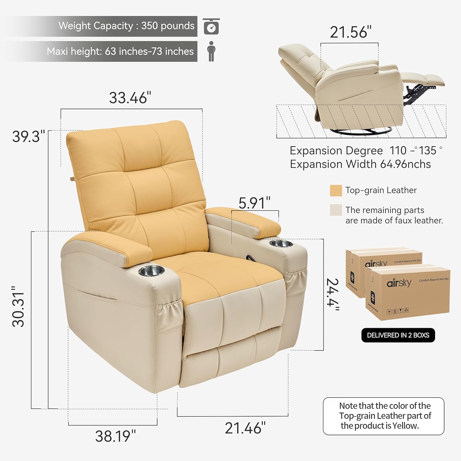 # Kursi Recliner Kulit, Kursi  - Rocking Chair Nursery ulasan dan harga