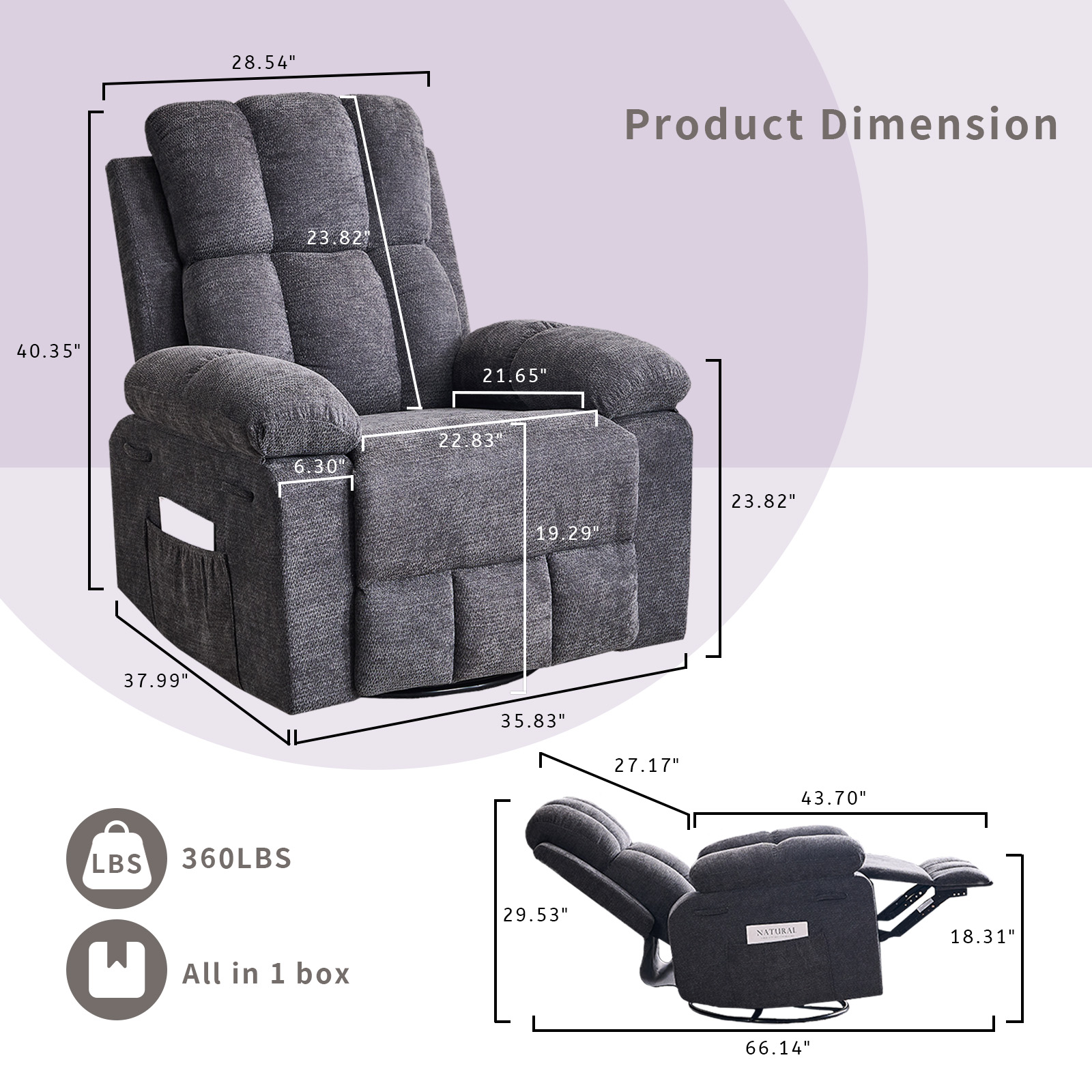 Kursi Recliner untuk Dewasa, 3 - Rocking Chair Nursery ulasan dan harga