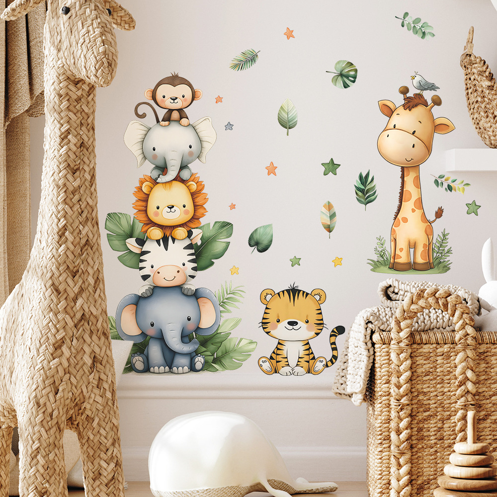 Stiker Dinding Hewan Hutan Boh - Baby Nursery Modern ulasan dan harga
