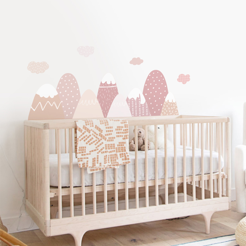 Dekorasi Rumah Nordic Stiker D - Baby Nursery Murals ulasan dan harga