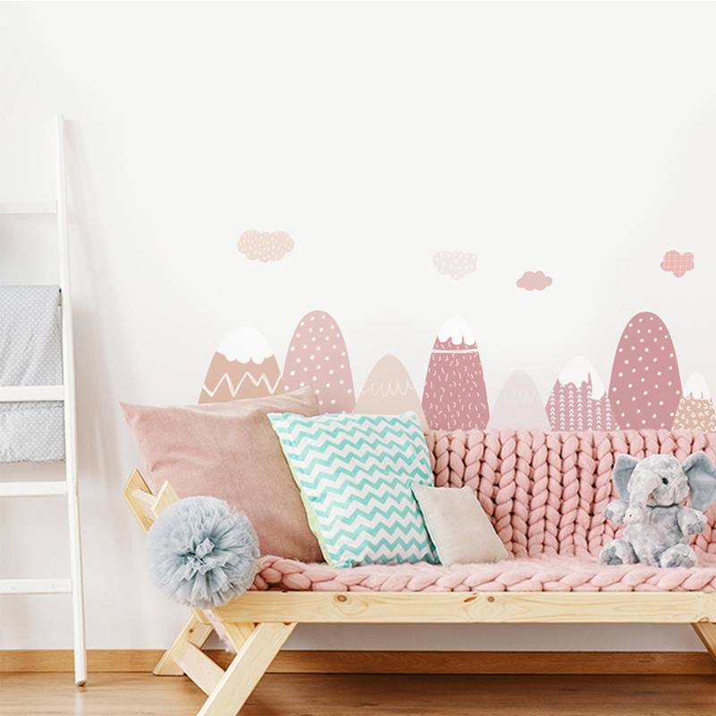 Dekorasi Rumah Nordic Stiker D - Baby Nursery Murals ulasan dan harga
