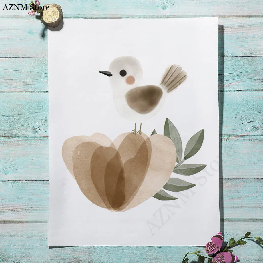 Cat Air Bunga Kelinci Burung A - Baby Nursery Murals ulasan dan harga
