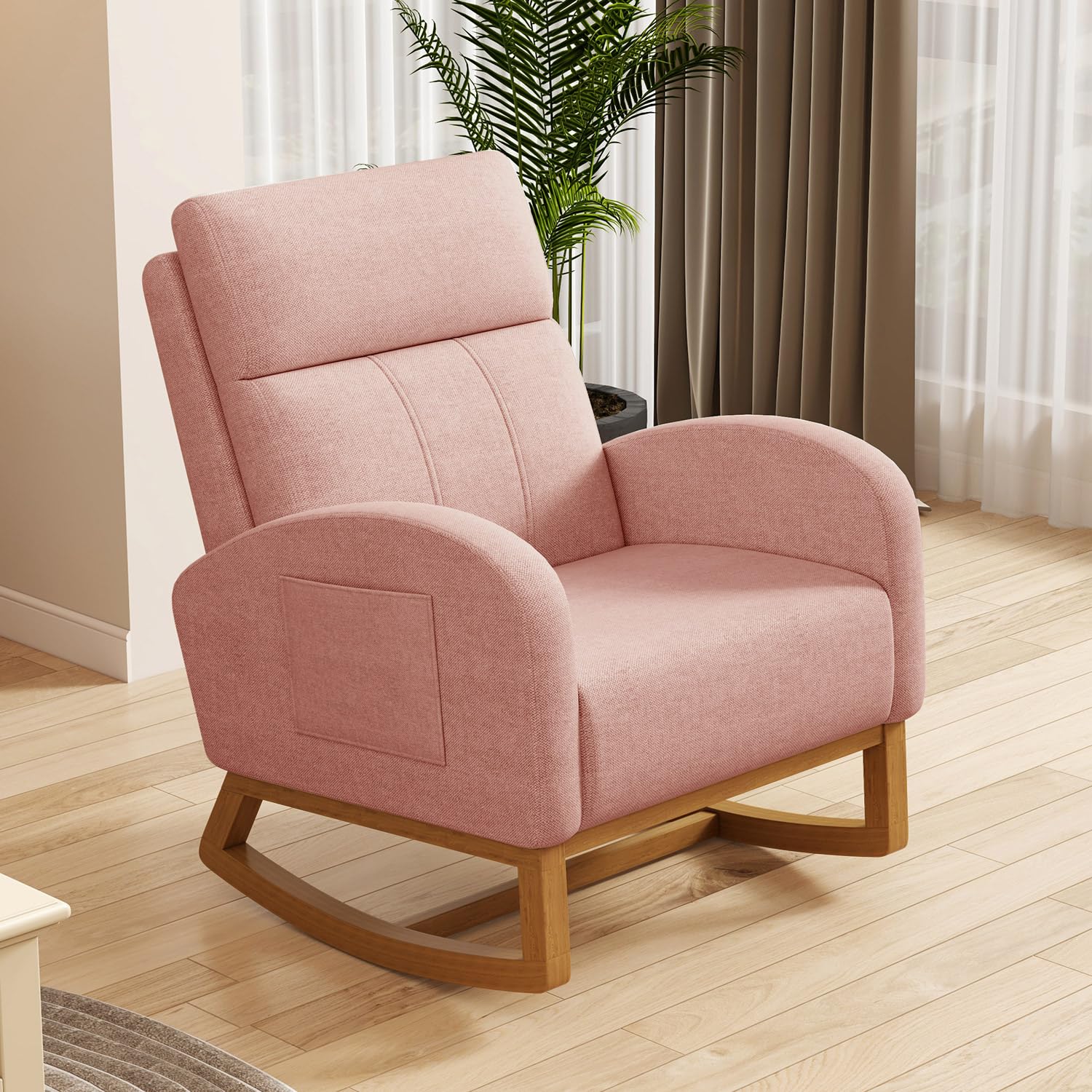 # Kursi Goyang Berlapis Kain d - Rocking Chair Nursery ulasan dan harga