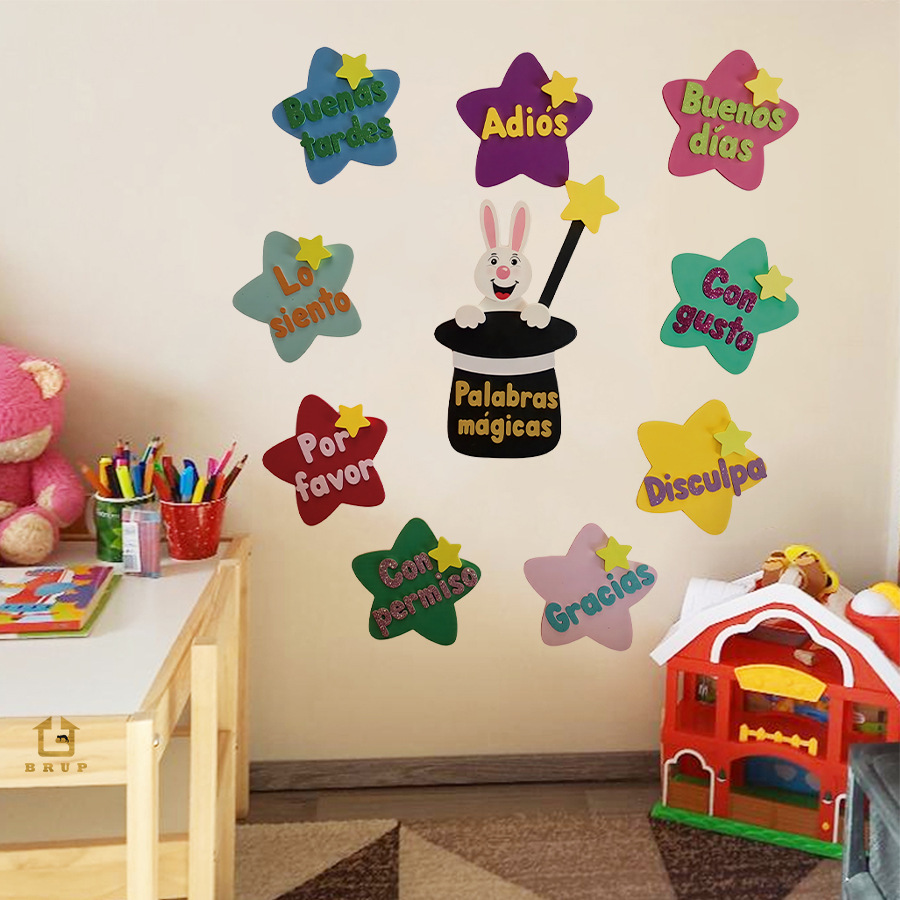 Stiker Dinding Penyihir Kelinc - Baby Nursery In Spanish ulasan dan harga