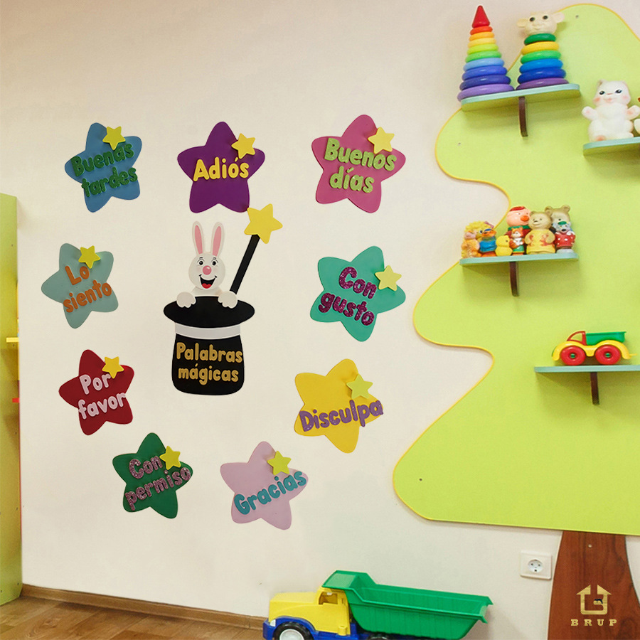 Stiker Dinding Penyihir Kelinc - Baby Nursery In Spanish ulasan dan harga