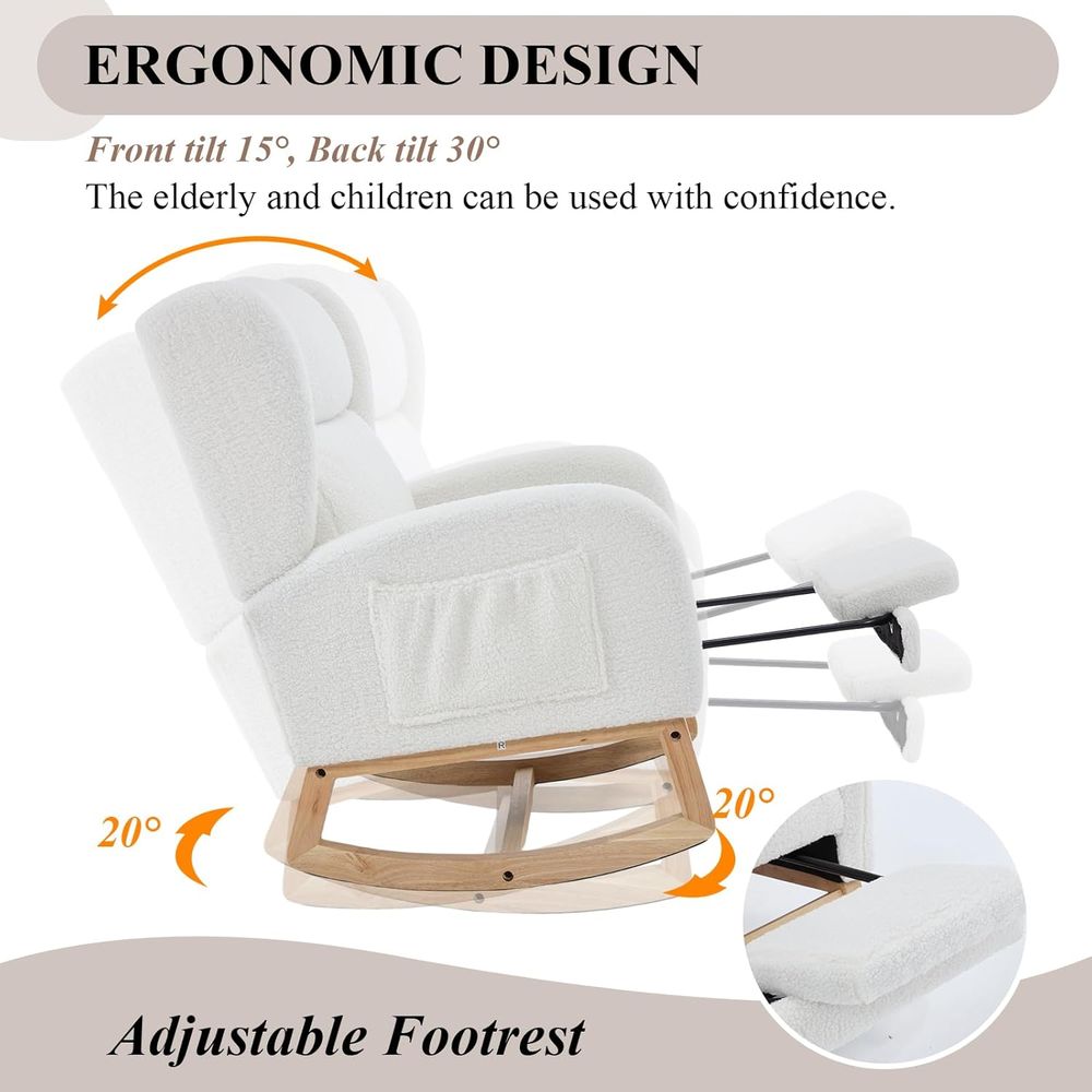 Kursi Goyang Bayi Berlapis Kai - Rocking Chair Nursery ulasan dan harga