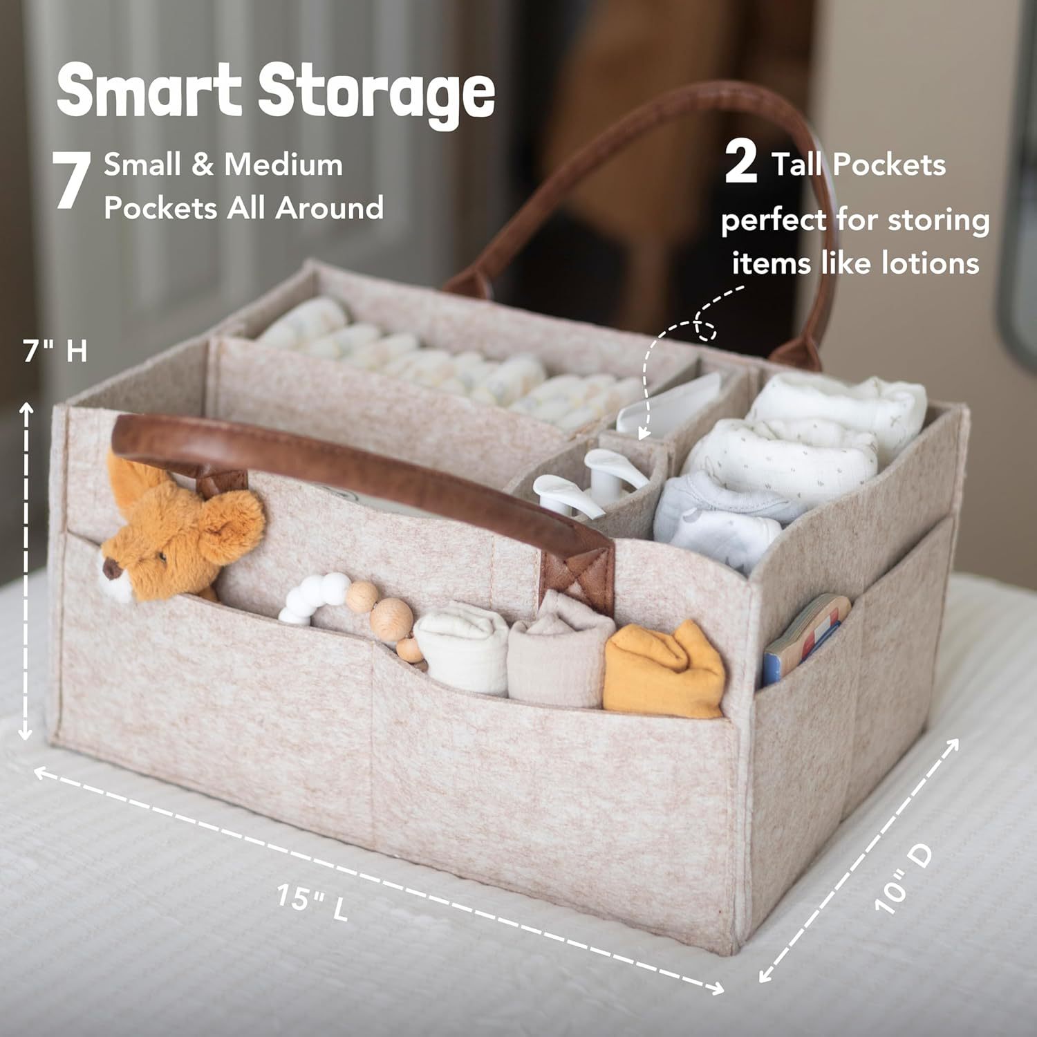 Keranjang Penyimpanan Perlengk - Diaper Caddy Organizer ulasan dan harga