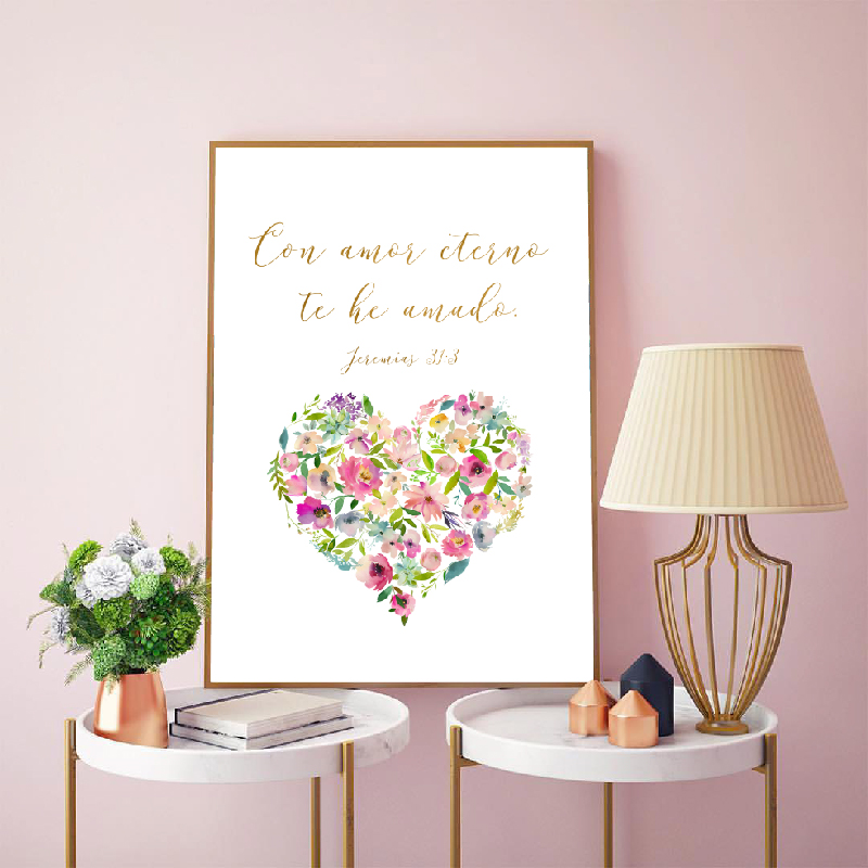 2026 Poster Cetak Kutipan Cint - Baby Nursery In Spanish ulasan dan harga