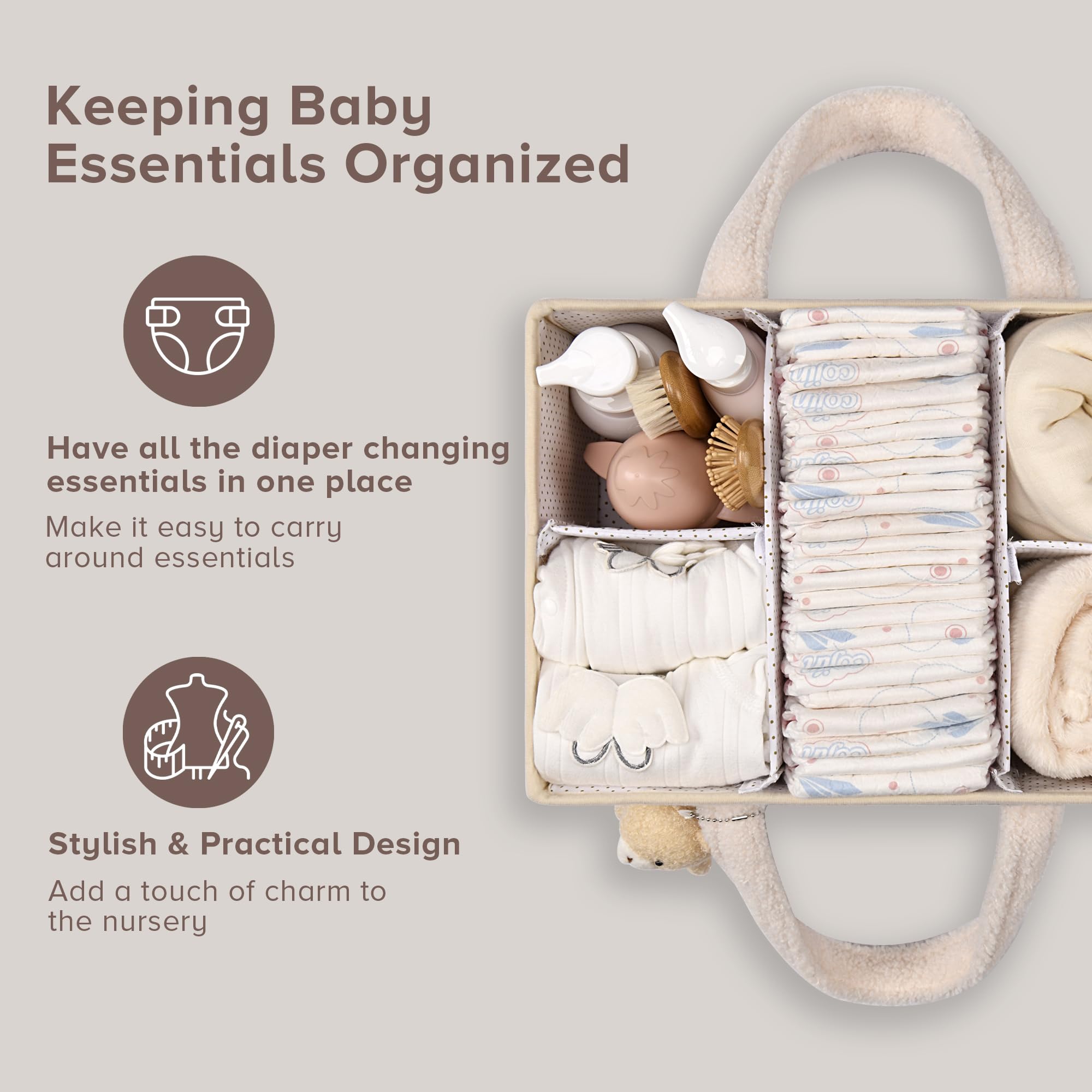 Keranjang Penyimpanan Popok Ba - Diaper Caddy Organizer ulasan dan harga