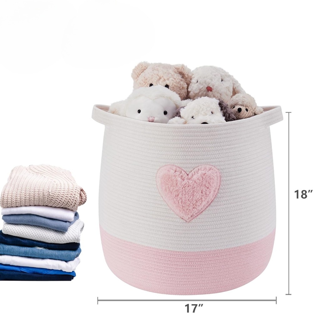 Keranjang Cucian Merah Muda un - Baby Nursery Modern ulasan dan harga