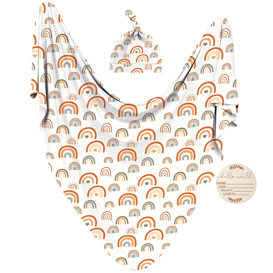 Selimut Bedong Bayi dengan Set - Baby Nursery Animal Prints ulasan dan harga