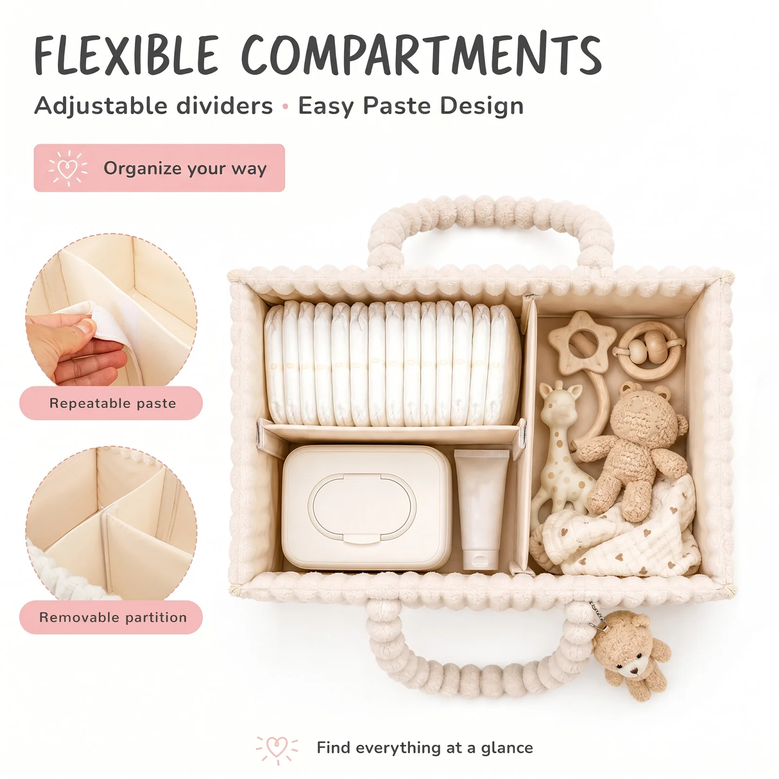 Keranjang Penyimpanan Popok Ba - Diaper Caddy Organizer ulasan dan harga