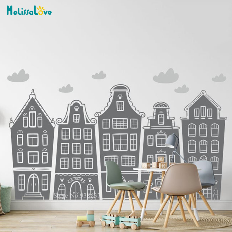 Stiker Rumah Skandinavia & Awa - Baby Nursery Stickers ulasan dan harga