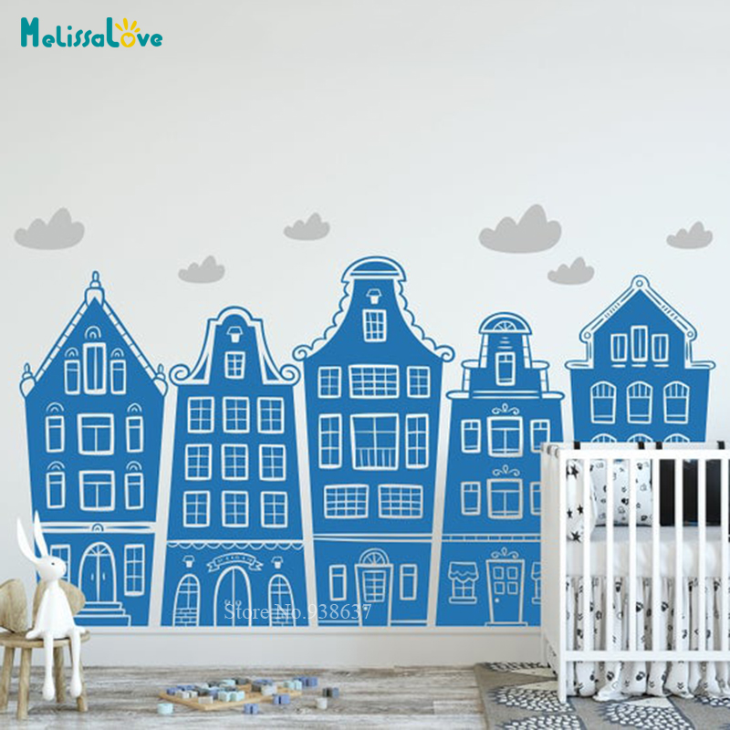Stiker Rumah Skandinavia & Awa - Baby Nursery Stickers ulasan dan harga