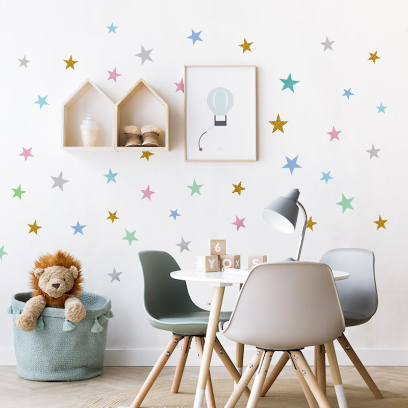 Bintang Stiker Dinding untuk K - Baby Nursery Modern ulasan dan harga