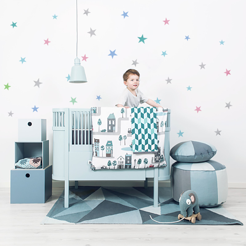 Bintang Stiker Dinding untuk K - Baby Nursery Modern ulasan dan harga