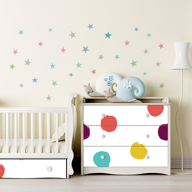 Bintang Stiker Dinding untuk K - Baby Nursery Modern ulasan dan harga