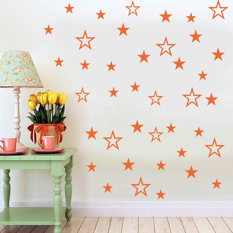 Campuran Ukuran Padat Berongga - Baby Nursery Stickers ulasan dan harga