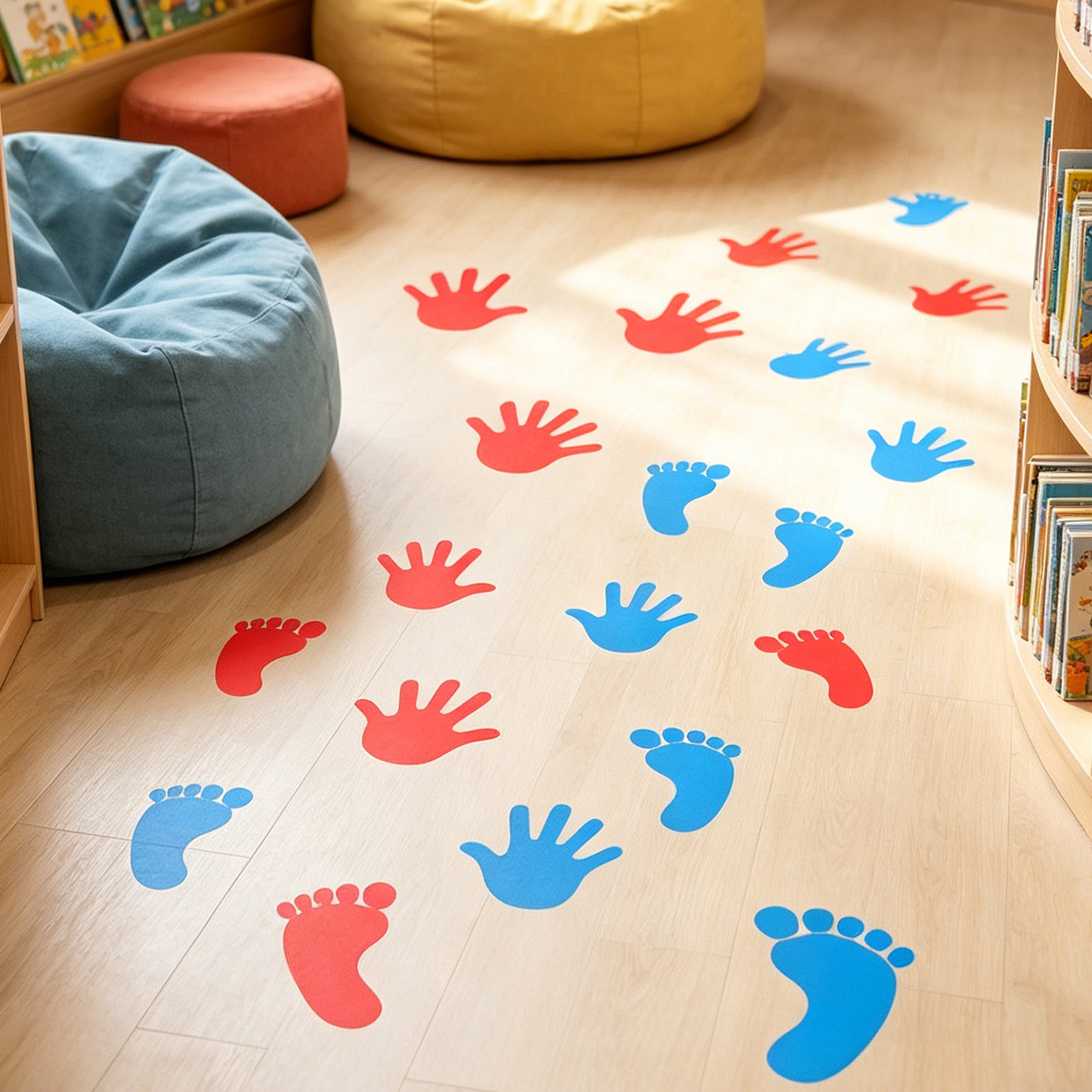 20 Pasang Stiker Jejak Tangan  - Baby Nursery Stickers ulasan dan harga