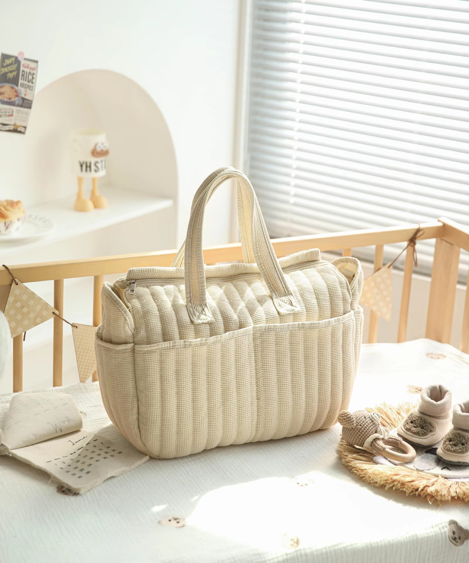 Tas Popok Bayi Fashion Tas Tan - Diaper Caddy Organizer ulasan dan harga