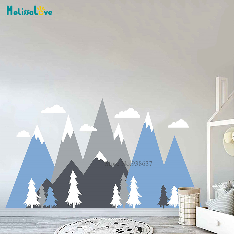 Stiker Dinding Vinil Dapat Dil - Baby Nursery Murals ulasan dan harga