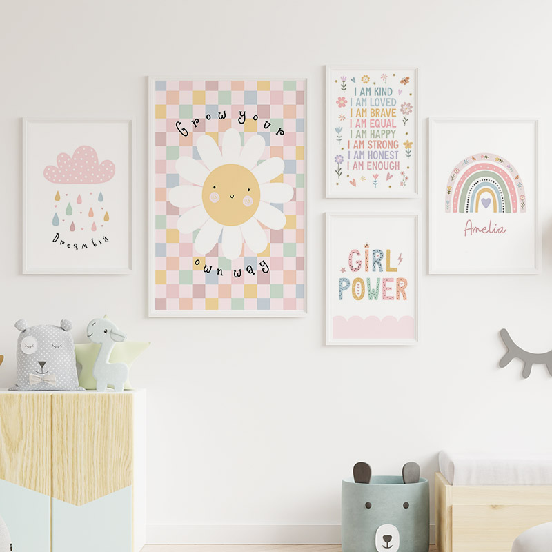 Bunga matahari awan pelangi ha - Baby Nursery Modern ulasan dan harga